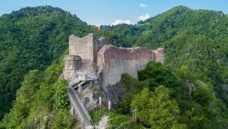 Cum arăta Cetatea Poenari în vremea ei de glorie?