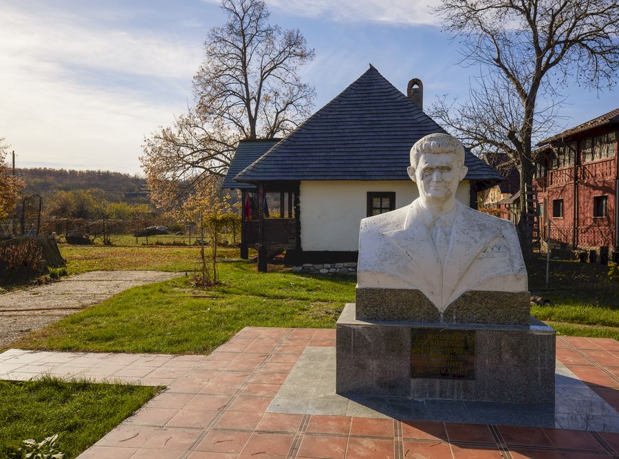 Scornicest,Olt, Romania November 11 2021 - Memorial House of the