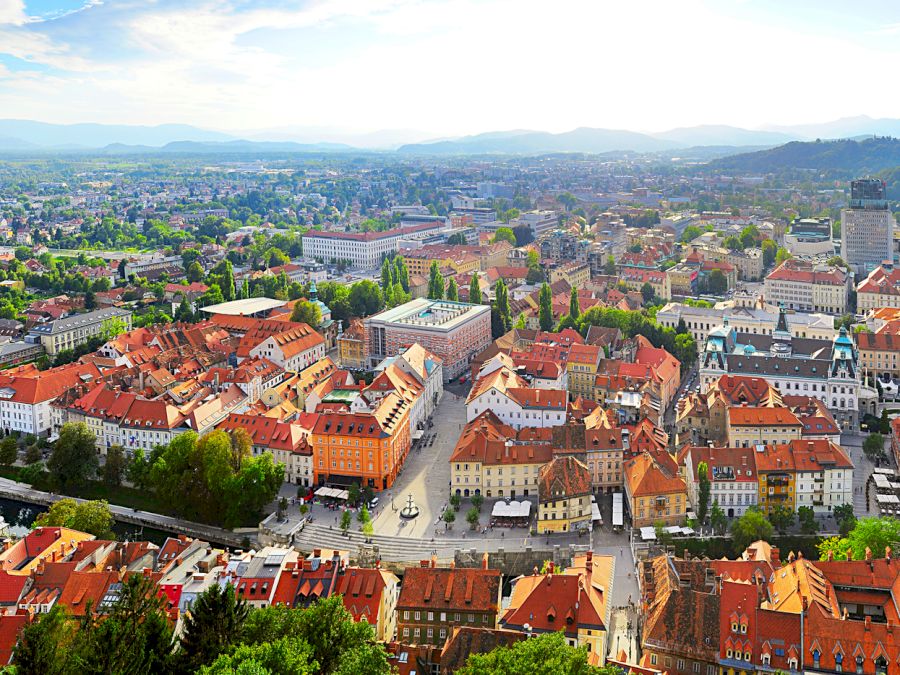 Ljubljana skyline