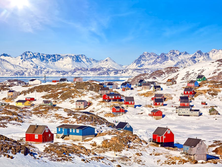 Village Kulusuk in Greenland